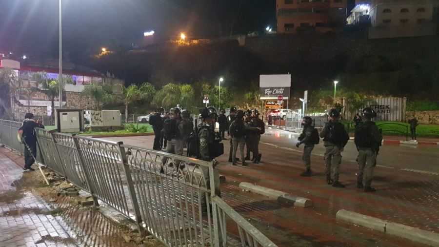 اعتقال عدة شبان خلال قمع تظاهرة أم الفحم